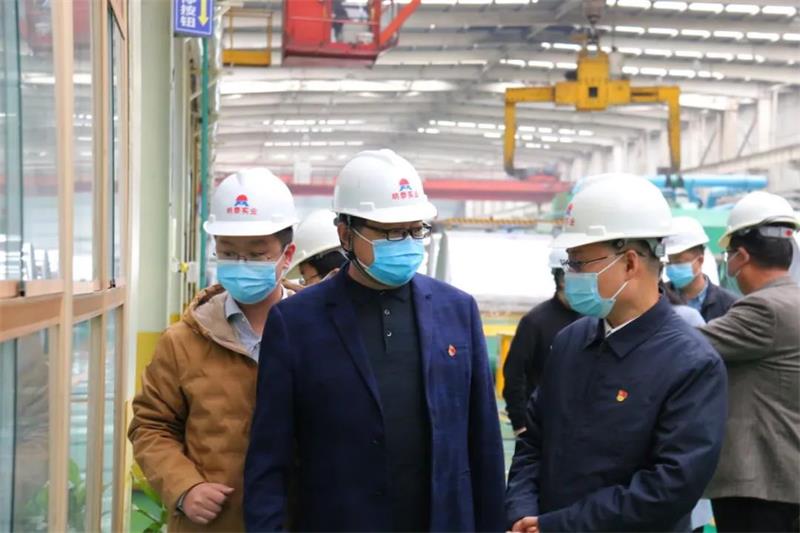 郑州市委党史学习教育第六巡回指导组到郑州AG旗舰厅参观调研